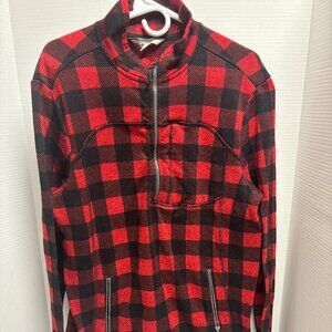 Ultimate Terrian Womens Flannel 1/4 zip - Size L - 1536